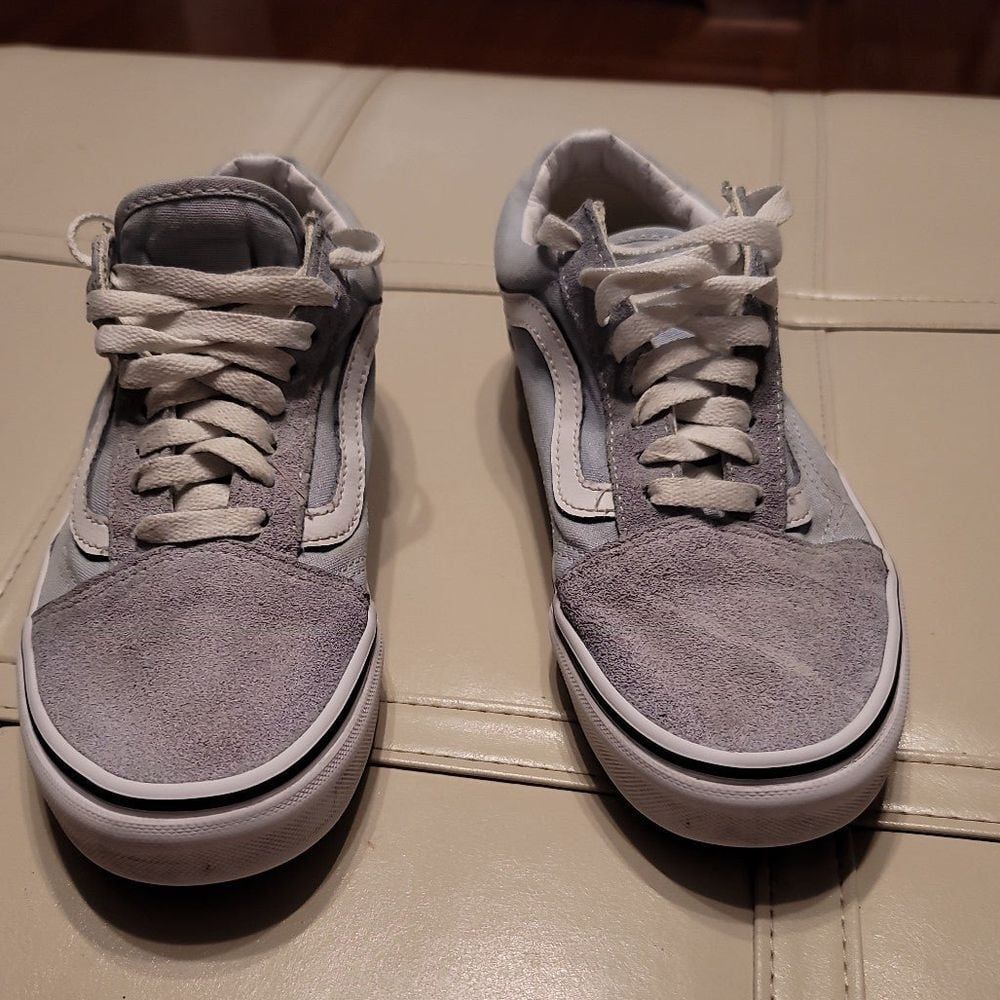 Vans Old Skool Shoe Baby Blue/ True White men's 7‎ women's 8.5